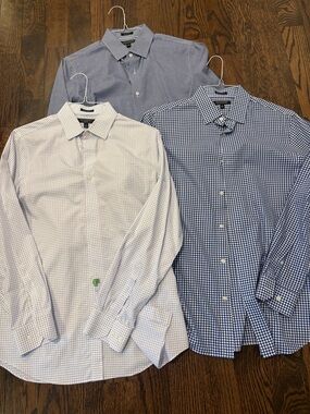 Banana Republic Men's Dress Shirts Set of 3 , Medium Slim